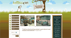 Desktop Screenshot of holisticpetclub.com